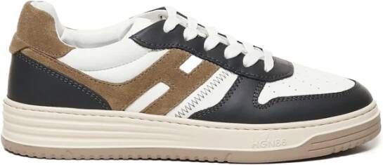 Hogan Leren sneakers met geheugenschuim Multicolor Heren