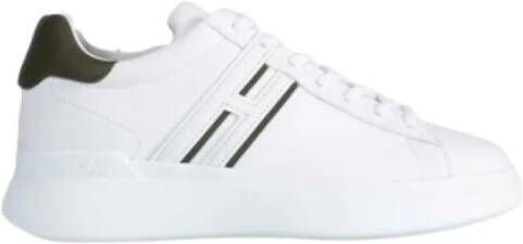 Hogan Leren sneakers met geheugenschuimzool White Heren