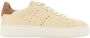 Hogan Leren Sneakers met Geperforeerde Zij H Beige Dames - Thumbnail 1