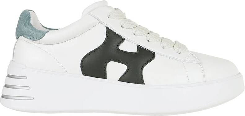 Hogan Leren sneakers met golvend detail White Dames