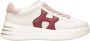 Hogan Leren Sneakers met Maxi H Logo White Dames - Thumbnail 1