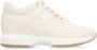 Hogan Leren Sneakers met Ronde Neus White Dames - Thumbnail 1