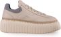 Hogan Leren Sneakers met Suède Details Beige Dames - Thumbnail 1