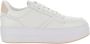 Hogan Leren Sneakers Ronde Neus Veters Wit White Dames - Thumbnail 1