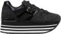 Hogan Leren Veterschoen Glitter Sneakers Vrouwen Black Dames - Thumbnail 1