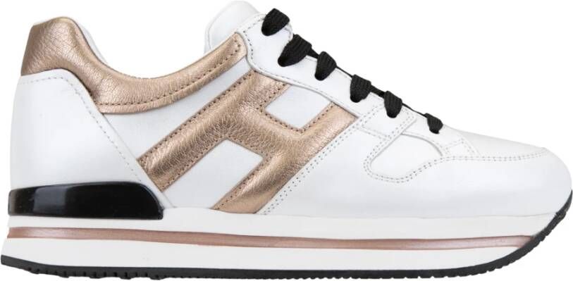 Hogan Leren Vetersneakers voor Dames Multicolor Dames