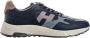 Hogan Lichte Leren Sneakers Blue Heren - Thumbnail 1