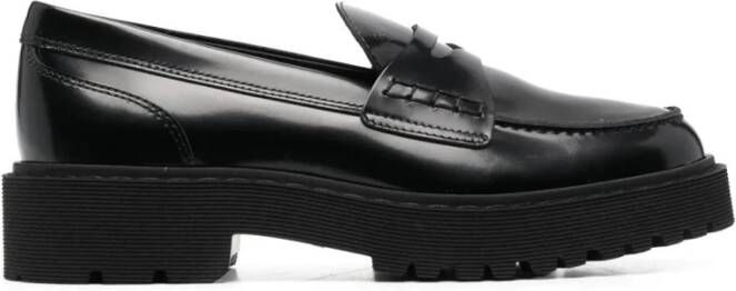 Hogan Loafers Black Dames