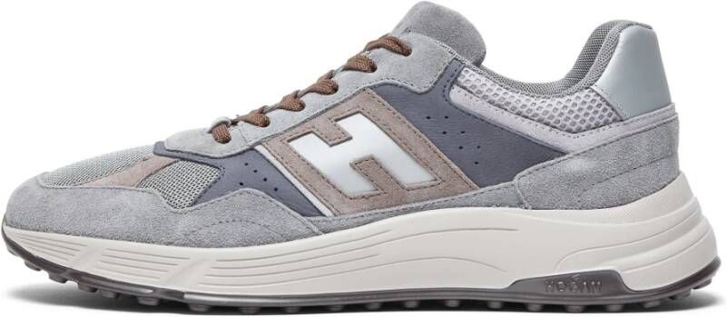 Hogan Luxe Grijze Designer Sneaker Gray Heren