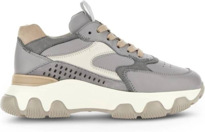 Hogan Luxe Hyperactieve Sneakers in Neutrale Kleur Multicolor Dames