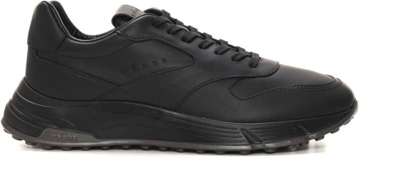 Hogan Memory Foam Leren Sneakers Black Heren