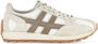 Hogan Mesh Lace-Up Sneakers met Suede Trim Beige Heren - Thumbnail 1