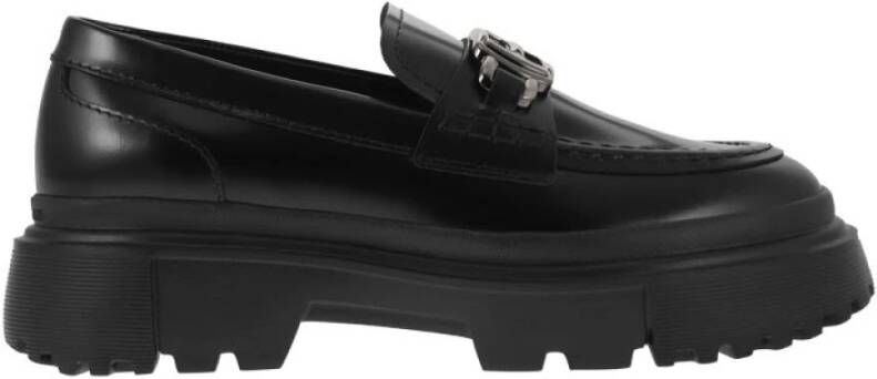 Hogan Moccasins H619 Black Dames