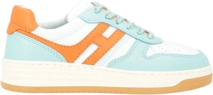 Hogan Moderne leren sneaker geïnspireerd op basketbalschoenen Multicolor Dames