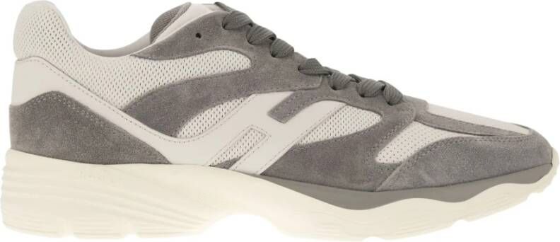 Hogan Moderne Stedelijke Sneakers met Lichtgewicht EVA Zool Gray Heren