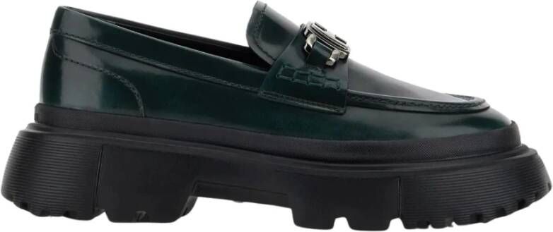 Hogan Moderne stijl Mocassins Green Dames