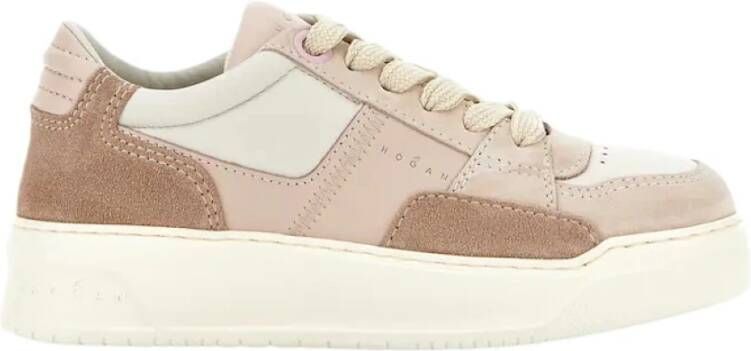 Hogan Multicolor Sneakers met Leren Inzetstukken Multicolor Dames