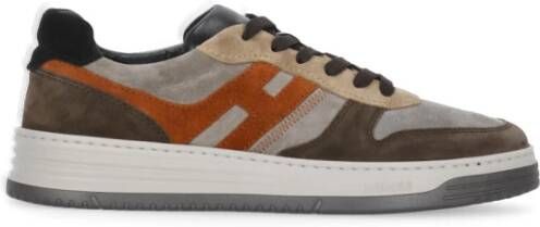 Hogan Multicolor Suède Leren Sneakers voor Heren Meerkleurig Heren