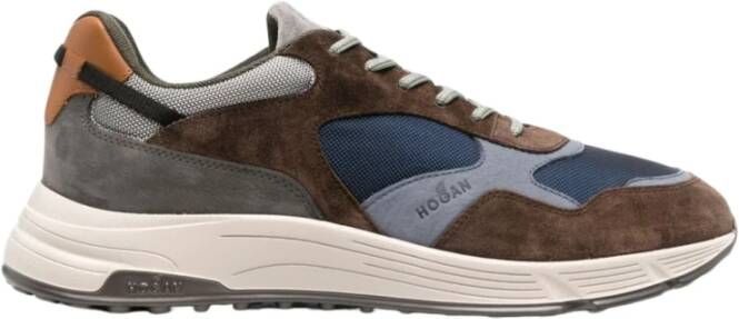 Hogan Grijze Hyperlight Low-Top Sneakers Grijs Heren