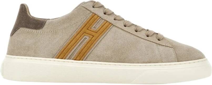 Hogan Natuurlijke Suède Sneakers Beige Heren