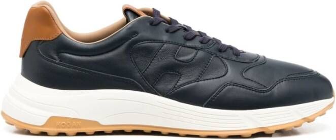 Hogan Navy Blauwe Hyperlight Sneakers Blue Heren