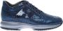 Hogan Navy Blauwe Interactieve Sneakers voor Dames Blauw Dames - Thumbnail 1