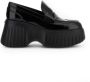 Hogan Platform Zwarte Mocassin Schoenen Black Dames - Thumbnail 1