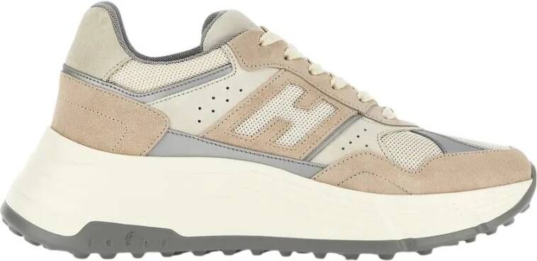 Hogan Platte Beige Schoenen Beige Dames