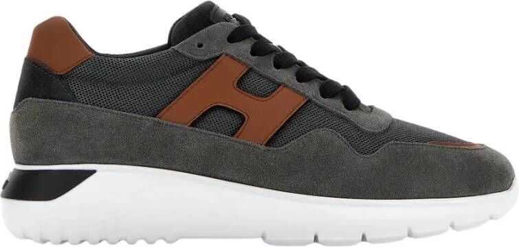 Hogan Platte Grijze Schoenen Gray Heren