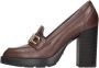 Hogan Platte schoenen Bruin Brown Dames - Thumbnail 1