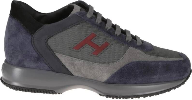 Hogan Platte schoenen met interactief camoscio Multicolor Heren