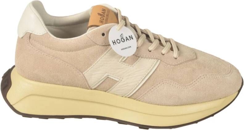 Hogan Platte schoenen voor vrouwen Beige Dames