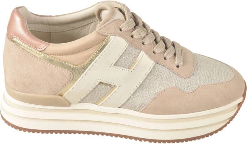 Hogan Platte schoenen voor vrouwen Beige Dames