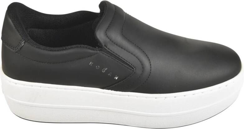 Hogan Platte schoenen voor vrouwen Black Dames