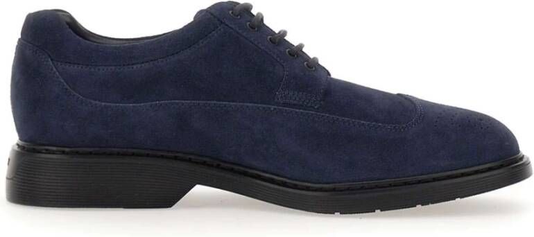 Hogan Platte Schoenen voor Vrouwen Blue Heren