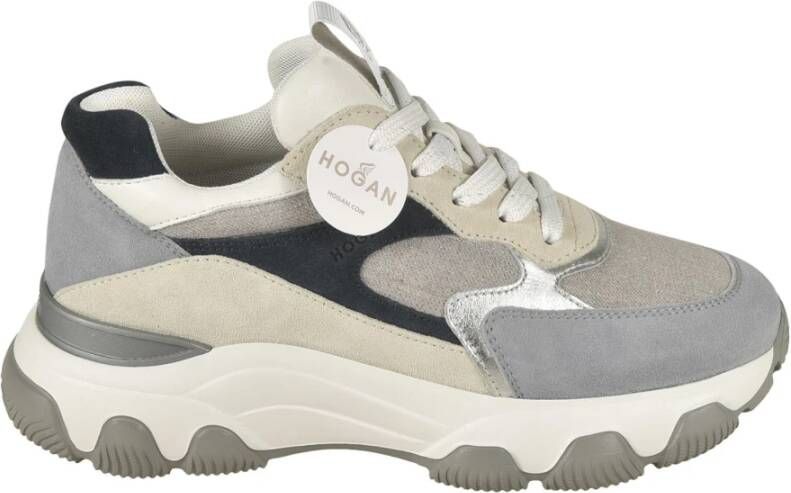 Hogan Platte schoenen voor vrouwen Gray Dames