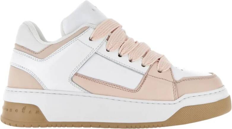 Hogan Platte schoenen voor vrouwen Pink Dames