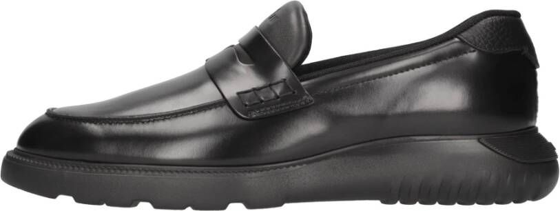 Hogan Platte schoenen Zwart Black Heren