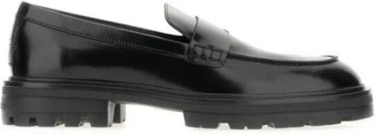 Hogan Platte Zwarte Schoenen Stijlvol Model Black Heren