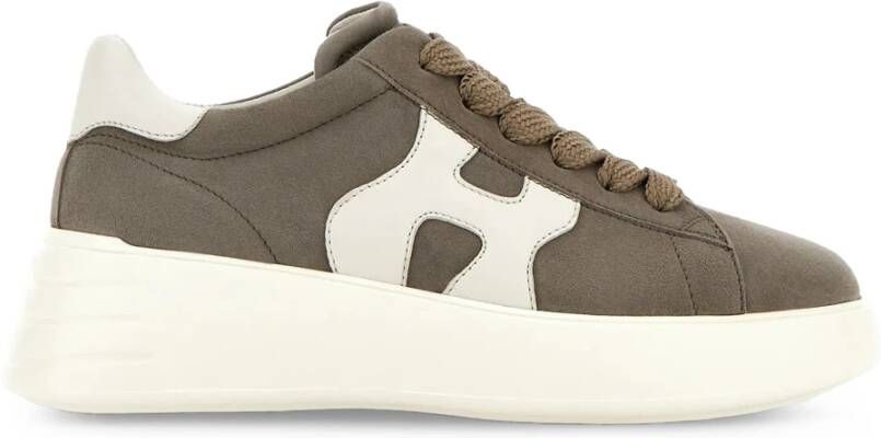 Hogan Rebel Dames Suède Sneakers Brown Dames