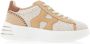 Hogan Beige Sneakers Boucliner Leren Details Multicolor Dames - Thumbnail 4