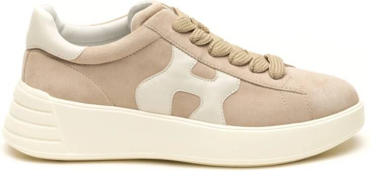 Hogan Rebel Sneakers Beige Dames