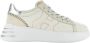 Hogan Rebel Sneakers in Bouclé en Nubuck White Dames - Thumbnail 1