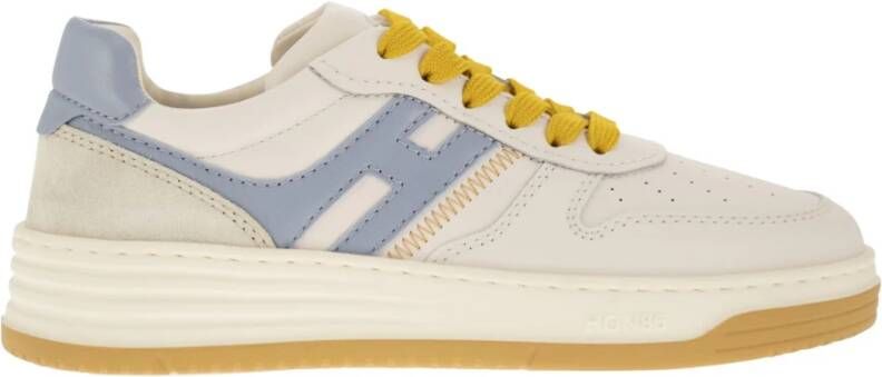 Hogan Retro-geïnspireerde H630 Sneakers Beige Dames