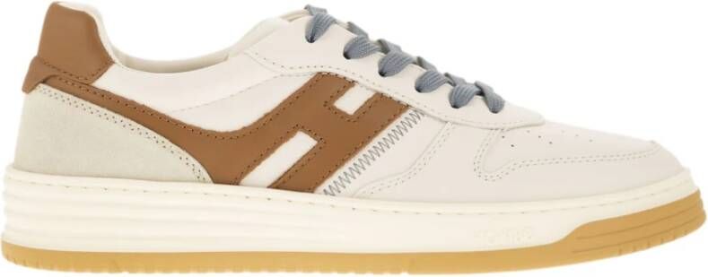 Hogan Retro-geïnspireerde H630 Sneakers White Heren