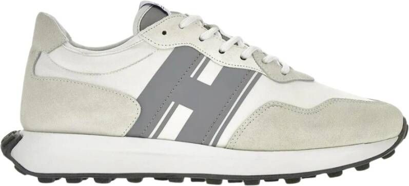 Hogan Retro Heren Sneaker met Stoer Karakter en Grip White Heren