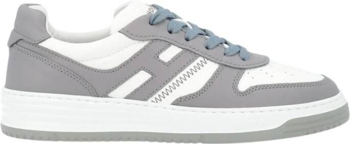 Hogan Retrostijl basketbalsneakers Gray Heren