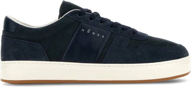 Hogan Allacciato sneaker van leer met suède details