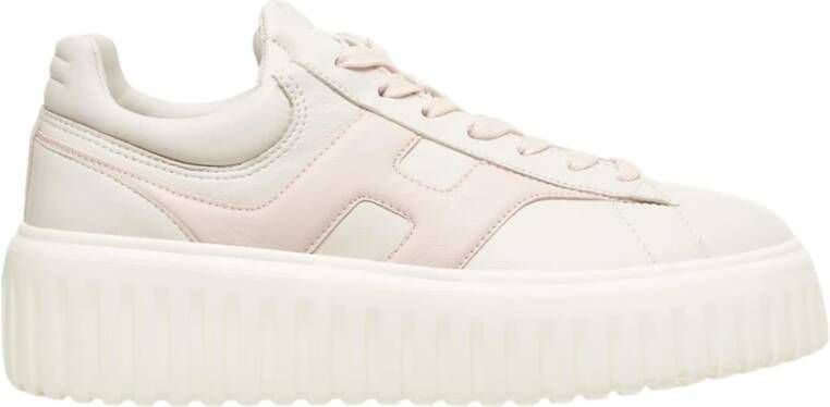 Hogan Roze Sneakers met H-Strepen Pink Dames