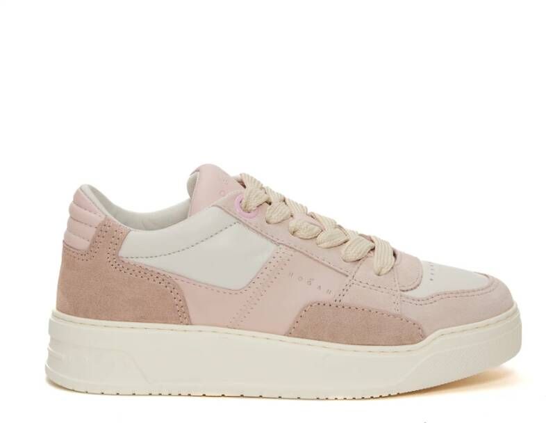 Hogan Roze Sneakers met Memory Foam Binnenzool Pink Dames